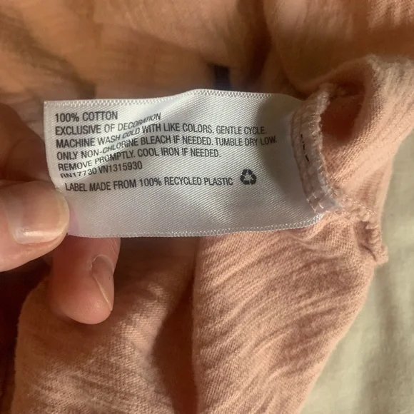 Knox Rose Dusty Pink Long Sleeve Shirt - Picture 8 of 8